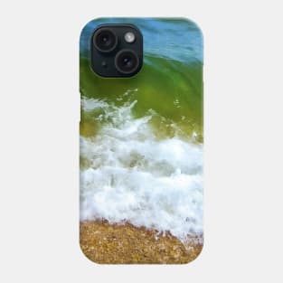 Ocean Waves Meet The Sand Phone Case