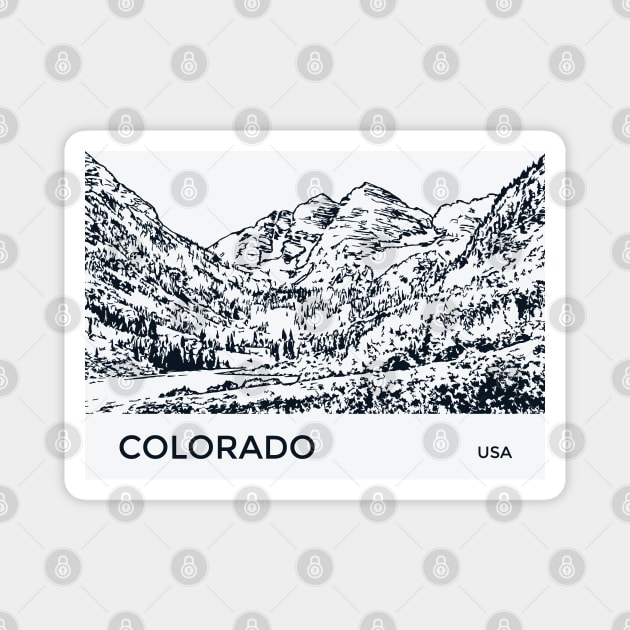 Colorado USA Magnet by Lakeric