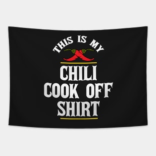 This is My Chili Cook Off Shirt Tapestry