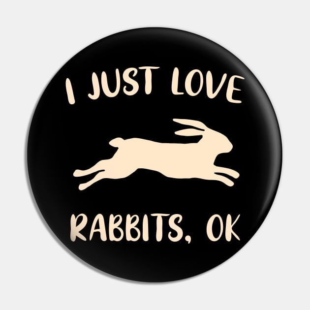 Rabbit Lover Gifts funny Hare Bunny Gift Pin by Foxxy Merch