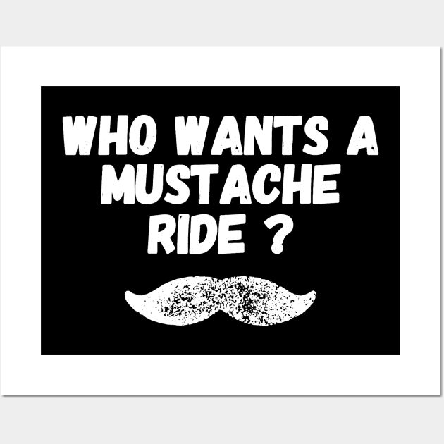 Mustache Ride Stickers for Sale