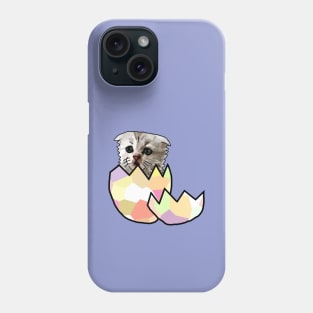 Cat Lawyer Hatching from Animals Easter Egg Phone Case