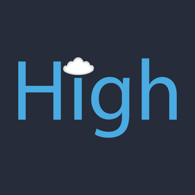 High being high typography design by DinaShalash