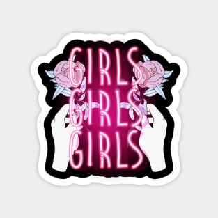 GirlsGirlsGirls Magnet