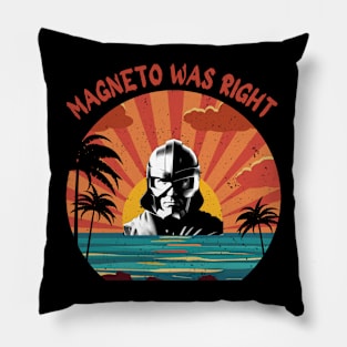 Sunset with magneto was right Pillow