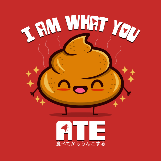 Cute Funny Kawaii Poop Poo Funny Saying Japanese Post Holiday Feast Meme by Originals By Boggs