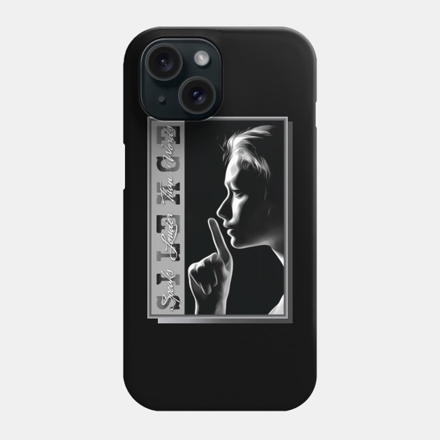 Silence Phone Case by armando1965