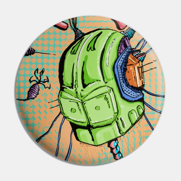 Mind Distortion Pin by THERENDERSHOW