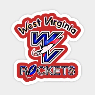 West Virginia Rockets Football Magnet