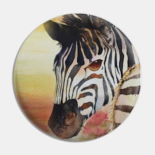 Zebra T-Shirt Pin