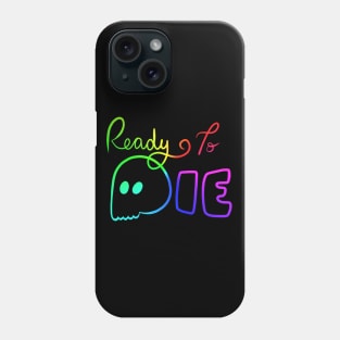 Ready To Die Emo Skull (Rainbow/Homosexual/Gay Colors) Phone Case