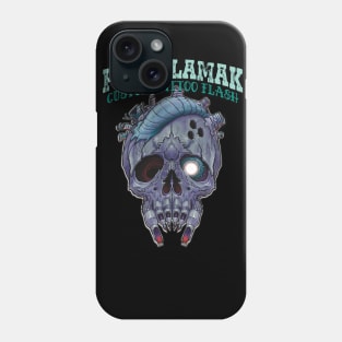 cyborg skull paskalamak shirt again Phone Case