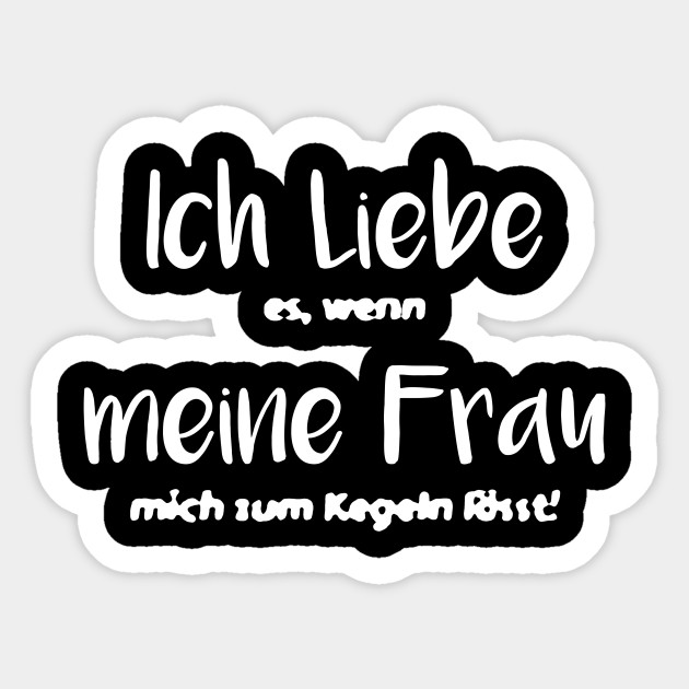 Lustiges Kegel Bowling Spruch Bowling Sticker Teepublic