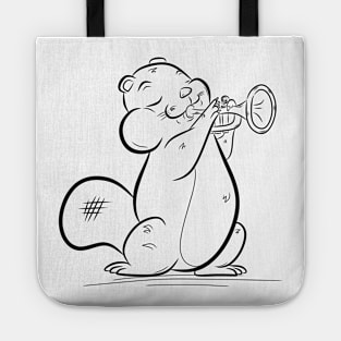 Beaver music Tote