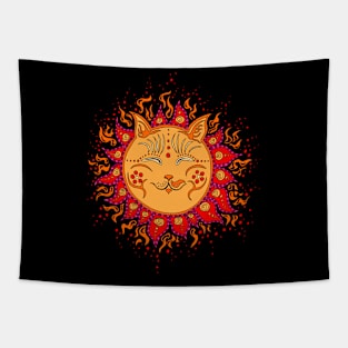 Sun cat Tapestry