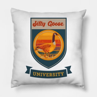 SILLY GOOSE UNIVERSITY TREND POPULAR MEME Pillow