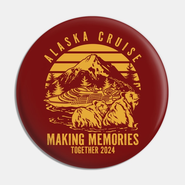 Alaska Cruise 2024 AlaskaTrip Family Matching Pin by PunnyPoyoShop