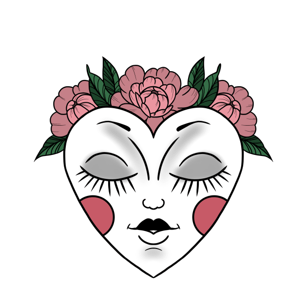 Floral Mask by marissafv
