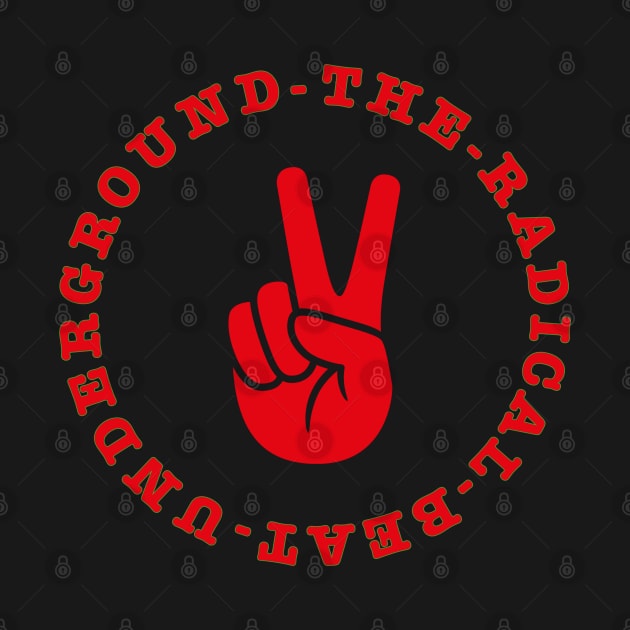 THE RADICAL BEAT UNDERGROUND Red Logo by Danny Germansen