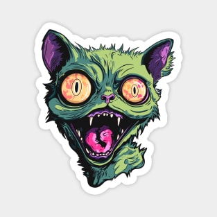 Zombie Cat Magnet