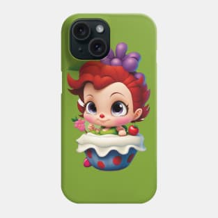 Cupcake Chibi Delight Phone Case