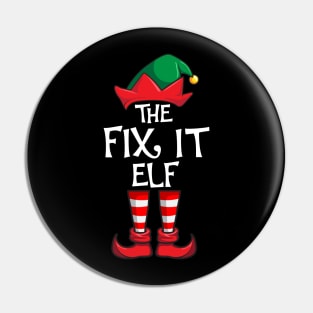 Fix It Elf Matching Family Christmas Pin