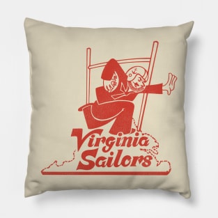 Defunct Virginia Sailors Football Team Pillow