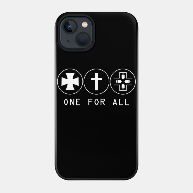 One For All (Dark Background) - Cross - Phone Case