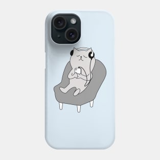 Cat Chillin To Music Phone Case