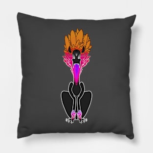 Tamar Demon Vase Cat :: Canines and Felines Pillow