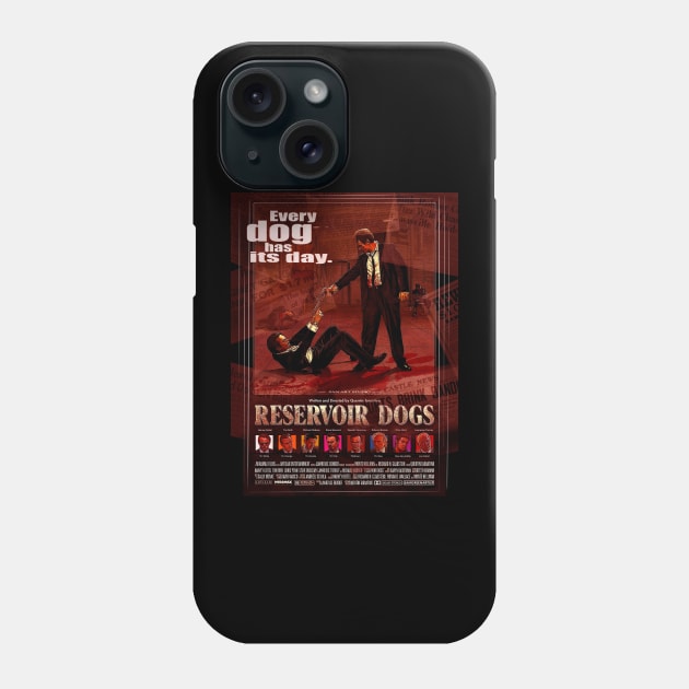 Reservoir Dogs artwork Phone Case by SAN ART STUDIO 