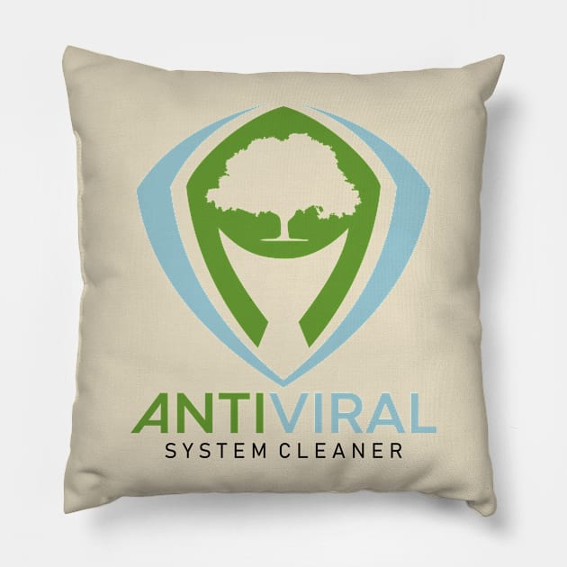 Anti-viral System Cleaner Pillow by Markyartshop