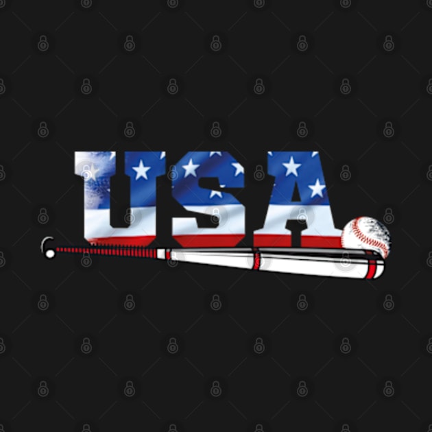 4th of july baseball usa flag by soft and timeless