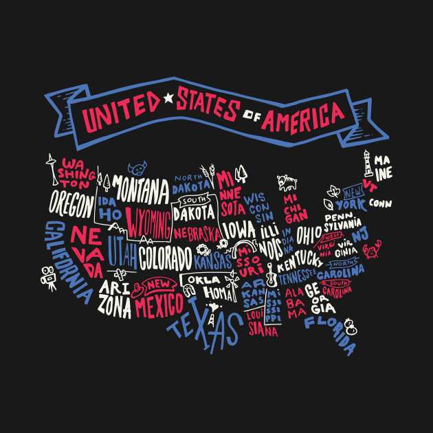 USA States Flag by TheRealestDesigns