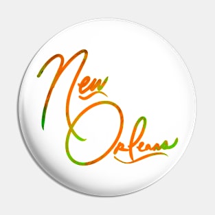 New Orleans Abstract Pin