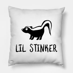 Lil Stinker for Skunk Lovers Pillow