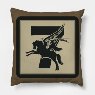 7 Para RHA Patch (desert subdued) Pillow