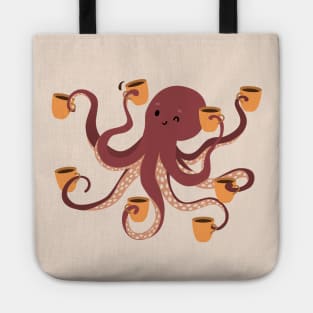 coffee makes life better Octopus II Tote