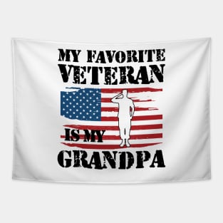 My favorite veteran is my grandpa Tapestry