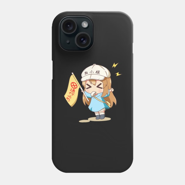 Platelet Cells At Work Phone Case by Beastlykitty