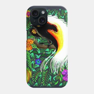 Paradise Bird Fire Feathers Phone Case