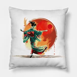 Dance of the Rising Sun Pillow