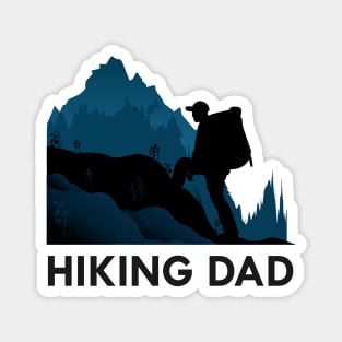 Hiking dad Magnet