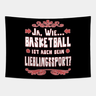 Basketball Korbleger Mädchen Frauen Korb Spruch Tapestry