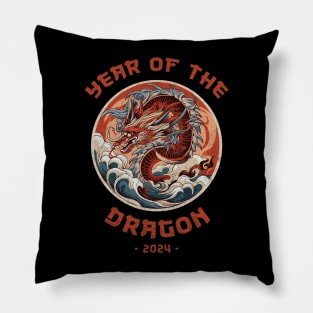 Year Of The Dragon 2024 Pillow