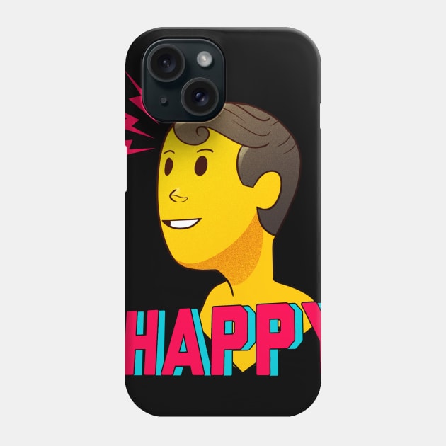 HAPPY MAN Phone Case by GOUP
