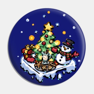 Cozy Christmas Pin