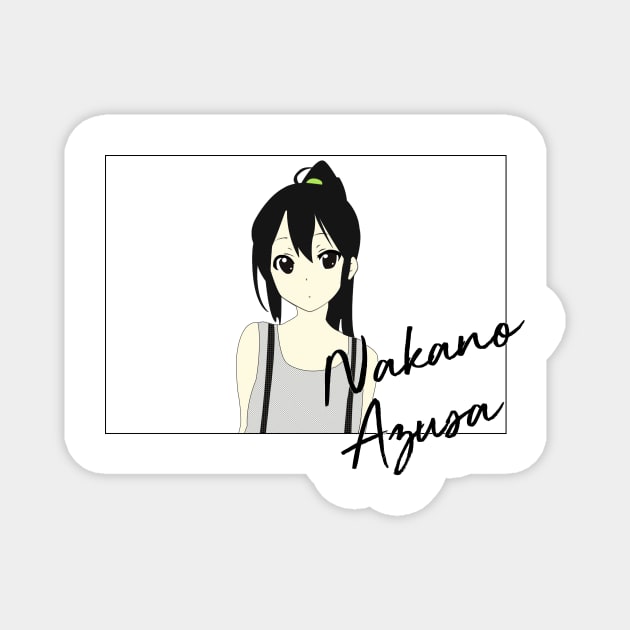 Nakano Azusa Magnet by Shiromaru