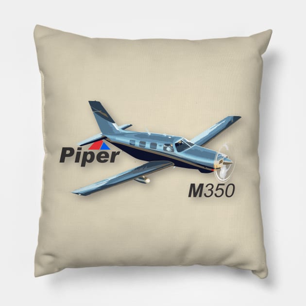 Piper M350 Pillow by GregThompson