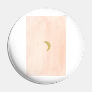 Abstract pastel moon Pin